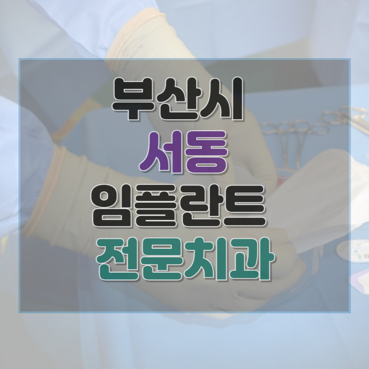  부산시 금정구 구서동, 서동 임플란트 수술 가격 종류 기간 수술 보험 후기 총정리 41곳
