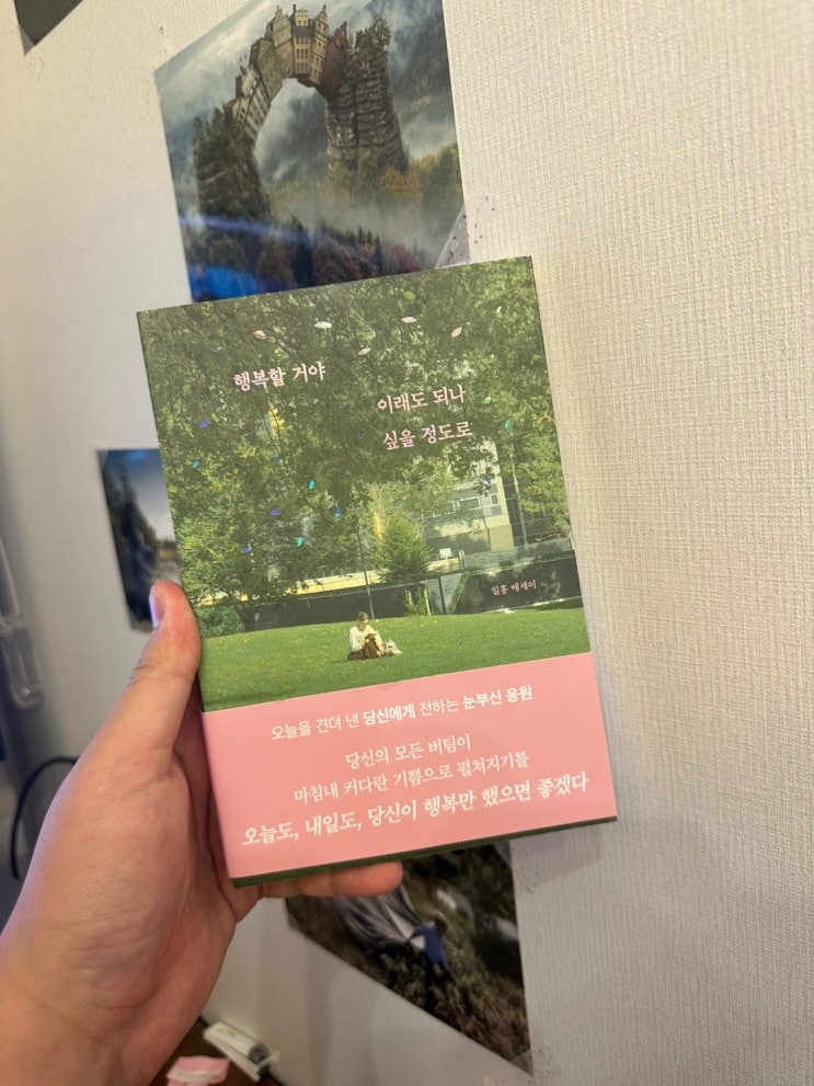  견디면 행복해질 거라는 응원! 일홍 에세이 행복할 거야 이래도 되나 싶을 정도로 리뷰