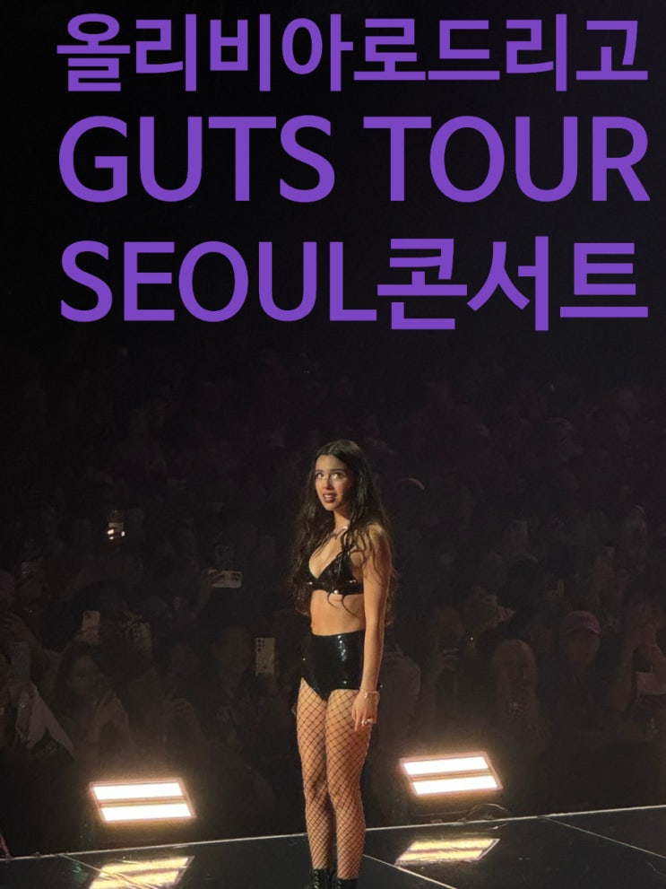  올리비아 로드리고 서울콘 공연영상, 후기, 굿즈매진