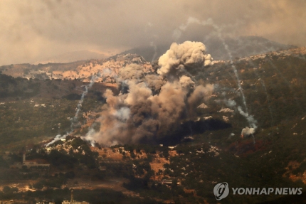 <b>이스라엘</b>·헤즈볼라 전면전... <b>가자</b>전쟁 이후 최대규모 <b>교전</b>... 
