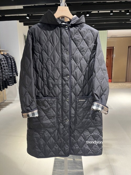 ♥강추♥버버리 파크게이트 퀼팅자켓/ 버버리 여자 롱 퀼팅자켓/ Burberry Parkgate Quilted Jacket