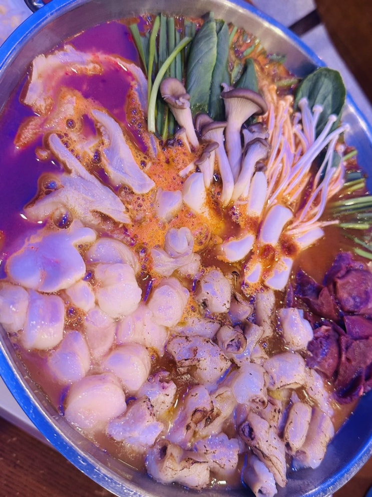  수원 인계동 곱창전골 맛집 너울