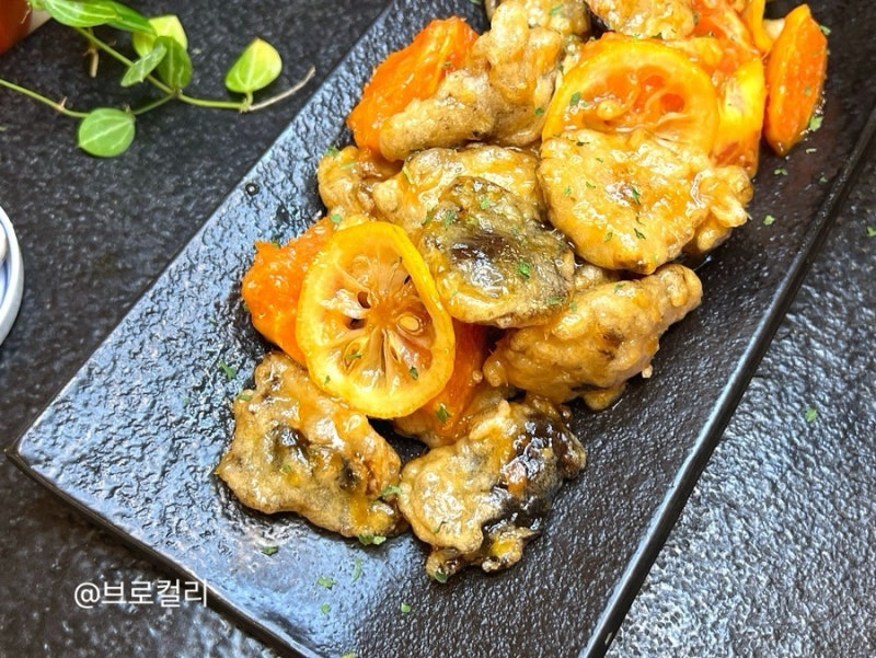 표고버섯 탕수육 만들기 반죽 케찹 탕수육소스 만들기 레시피 생 표고버섯요리 튀김 맥주안....