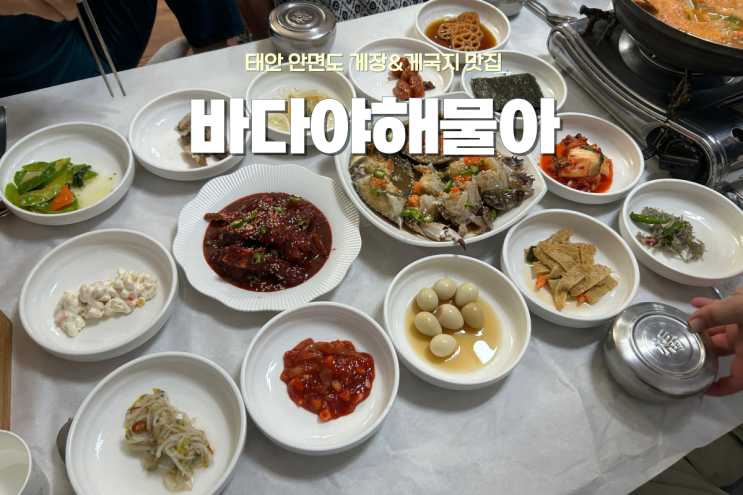  태안 안면도 내돈내산 맛집 바다야해물아: 게국지와 게장의 환상 조합