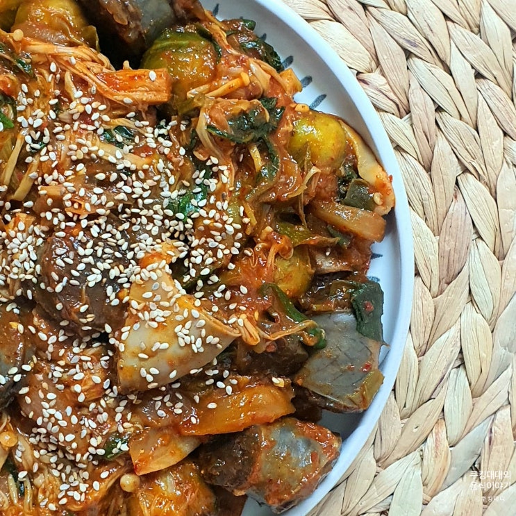  순대볶음 만들기 철판요리 양념장 만드는 법 류수영 레시피