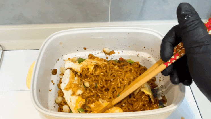  단미 미니 전기냄비로 만드는 짜파게티 맛있게 끓이는 법