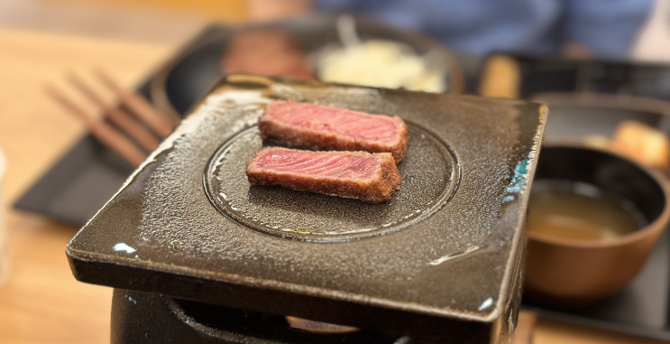  규카츠, 꽤 괜찮다..? 망우역 규카츠 맛집 | 규카츠정 이노시티 상봉점