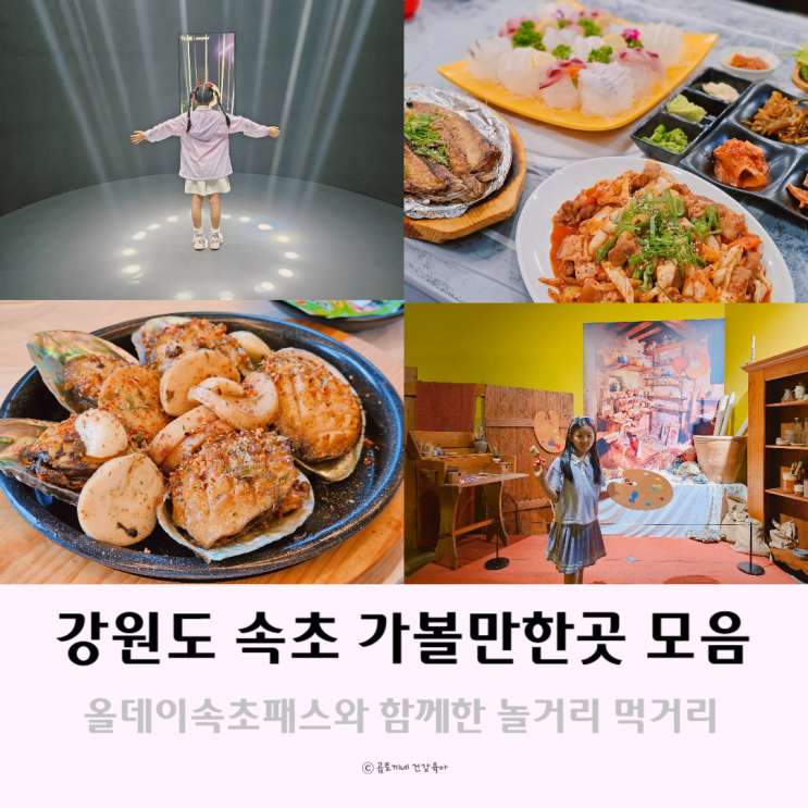 강원도 속초 가볼만한곳 놀거리 먹거리 공유 올데이속초패스 강원도 속초 가볼만한곳 놀거리 먹거리 공유 올데이속초패스
