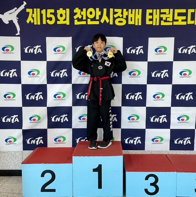 둥이2호 제15회 천안시장배 태권도대회(금1동1)  참가 / 슬쌍디아빠 이동섭
