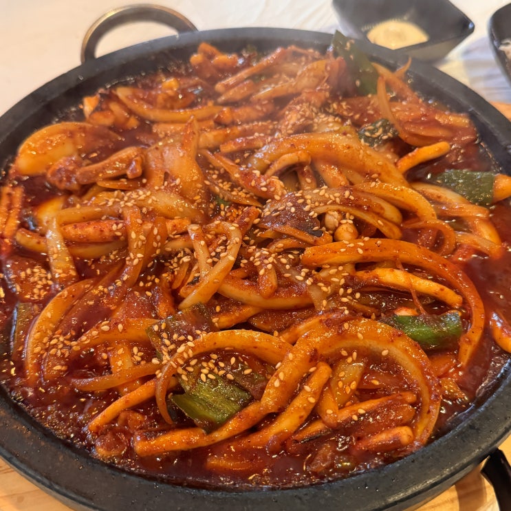  청주 강서동 맛집 오신 돌판오징어볶음 강추 후기