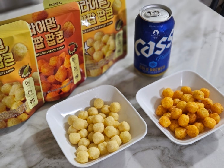  곤약 과자 플라이밀 곤약팝 팝콘 맛있어
