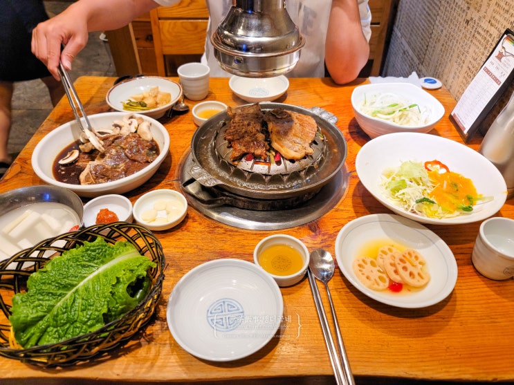  광주 충장로 맛집 시내 민속촌 돼지갈비 불사리