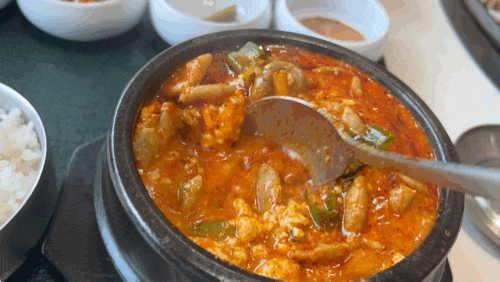  경주 황남동 첨성대 순두부 맛집 천마 맷돌순두부