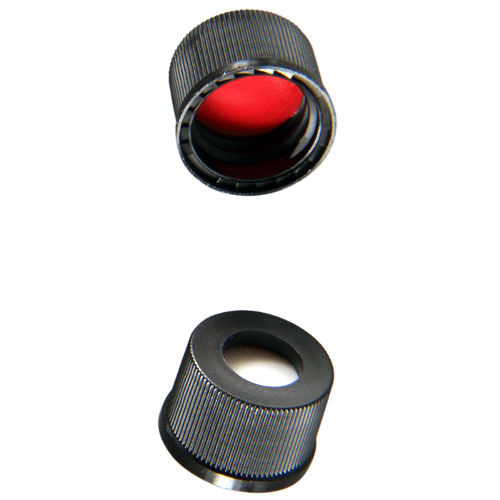  [플라스틱] 10-425mm 블랙 스크류 캡 10-425mm Black Screw Cap