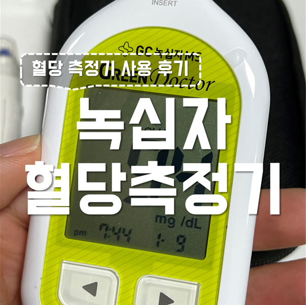 혈당 측정기 구매 후기 녹십자 당뇨 측정기 사용법 당뇨 정보 포함