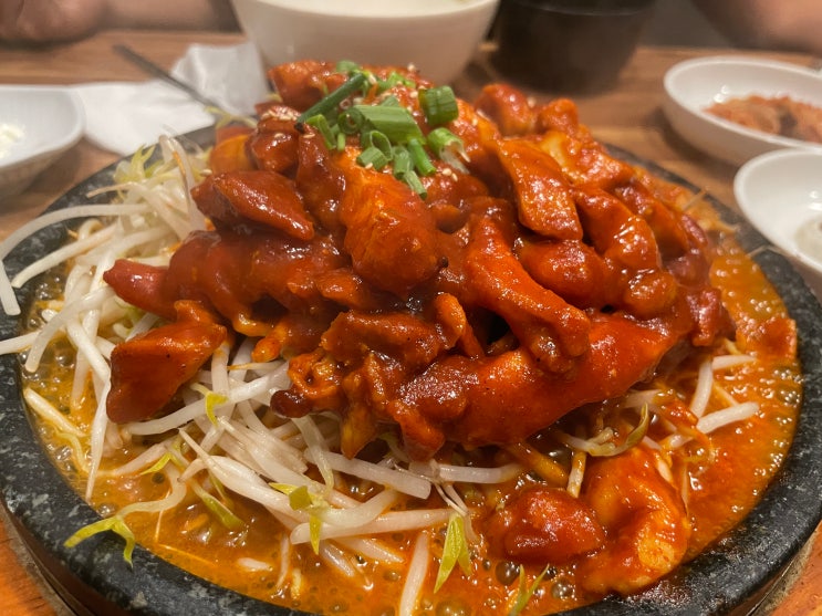  의왕 도래샘 닭불고기 쌈밥 매콤한 그 맛