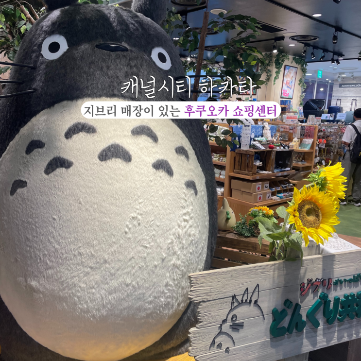  [일본 후쿠오카] 캐널시티 하카타: 애니메이션부터 각종 브랜드 의류, 식당이 있는 복합쇼핑공간