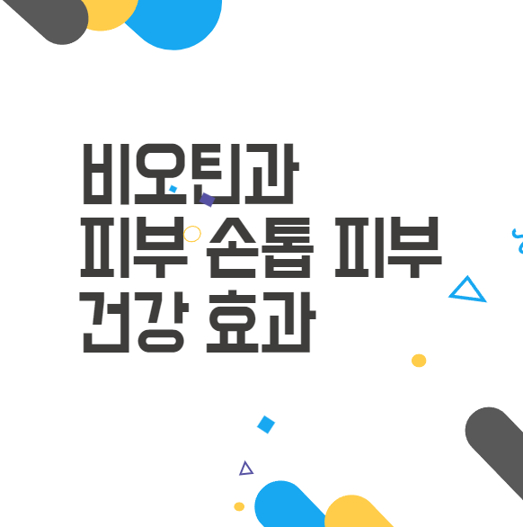 비오틴 피부 손톱 피부 건강 효과 (+비오틴이 풍부한 음식) 비오틴 피부 손톱 피부 건강 효과 (+비오틴이 풍부한 음식)