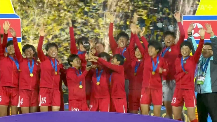 북한 <b>여자축구</b>, 일본 1-0 제압...U-20 월드컵 통산 3번째 <b>우승</b>