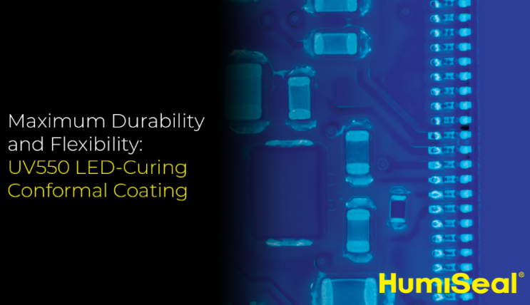  고내구, 고유연성 HumiSeal UV550 Conformal coating.