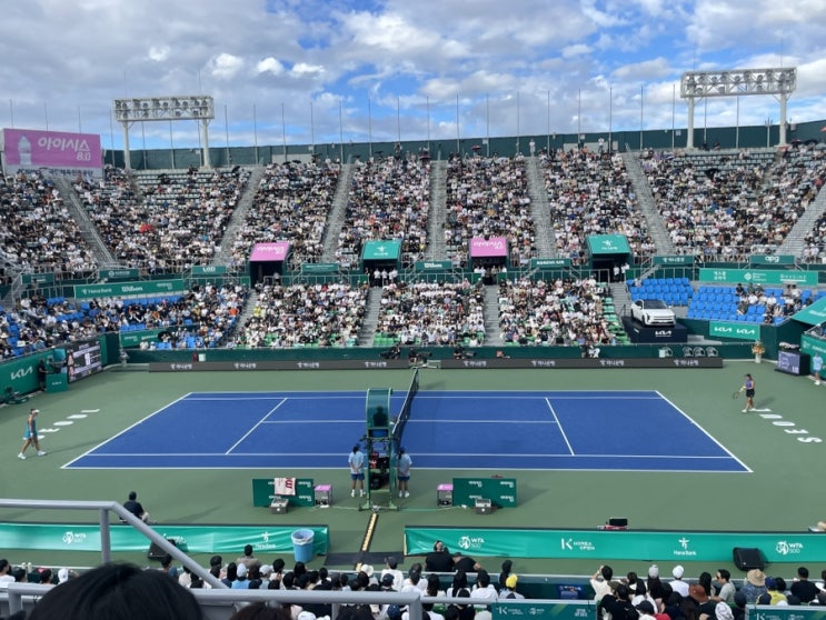 WTA 2024 <b>코리아</b>오픈 테니스 대회, <b>결승</b> 직관!!