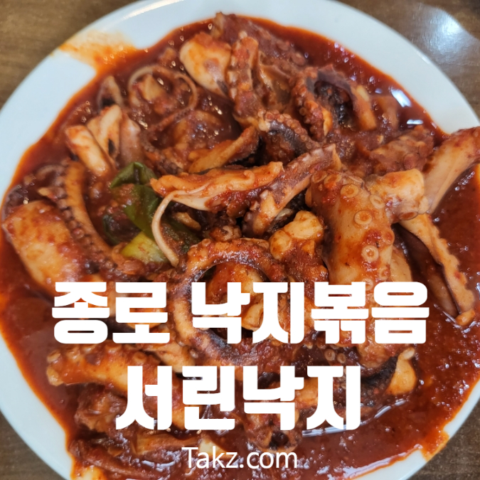  종로 광화문 낙지볶음 맛집 서린낙지 후기