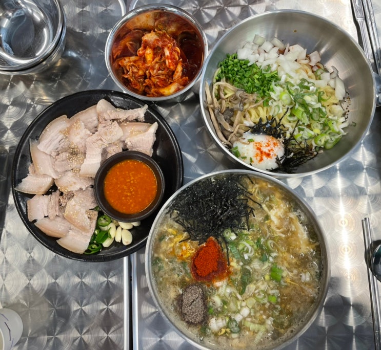  진주 가좌동 맛집 뚱칼국시, 칼국수와 수육이 맛있어요