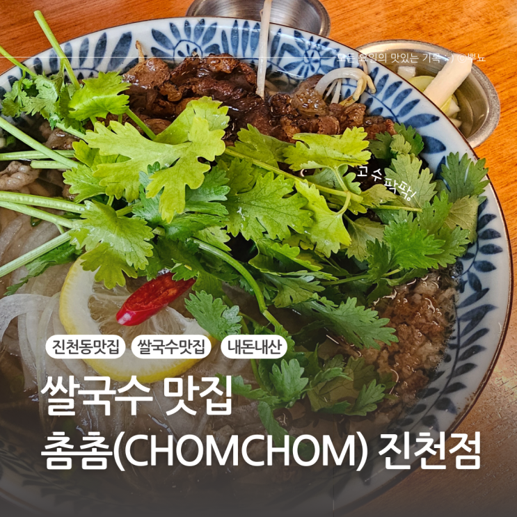  대구 진천동 아시안푸드 전문점 쌀국수 맛집 추천:: 촘촘(chomchom)