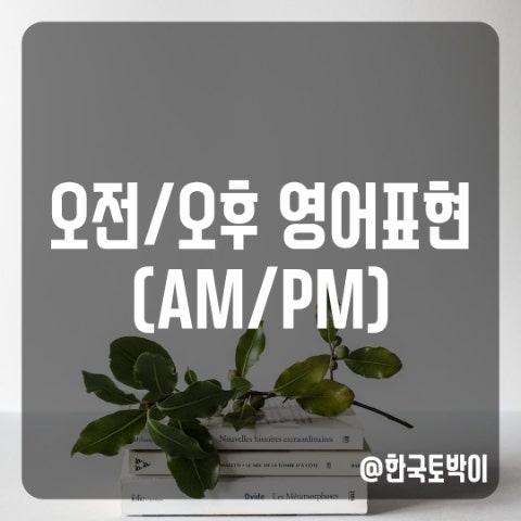  오전 오후 영어로 (AM PM 뜻 약어, 12 AM은 몇시?)