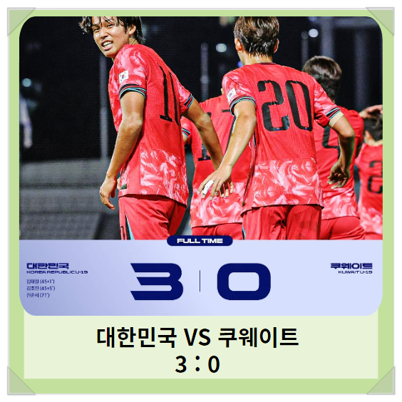 한국 <b>U-19</b> 대표팀, AFC U20 <b>아시안컵 예선</b> 첫 경기에서... 