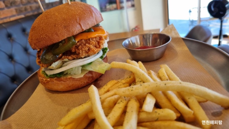  연천맛집 전곡 수제버거 전문점 블리스버거 카페
