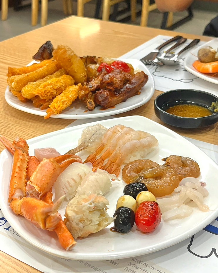  부산 무한리필 해운대뷔페 다이닝원 가격 주차 평일저녁 후기 놀이방 식당 초밥뷔페