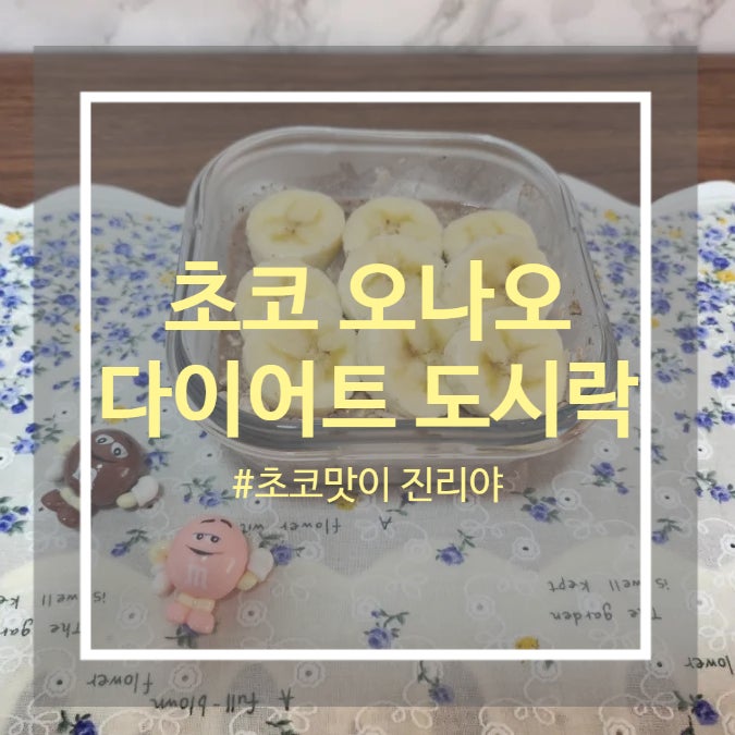 오나오 도시락 초코 오버나이트 오트밀 만들기 오나오 도시락 초코 오버나이트 오트밀 만들기