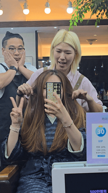  하호니코에버엠클리닉 받고 찰랑찰랑 머릿결~ (살롱드카미야 영통점)