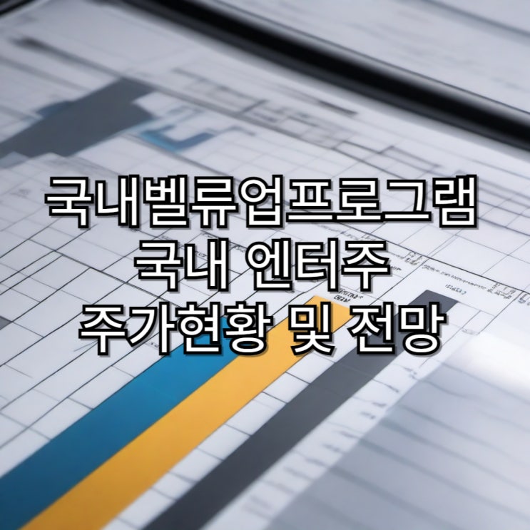  국내밸류업프로그램 발표 - 국내 엔터주 주가현황 및 전망