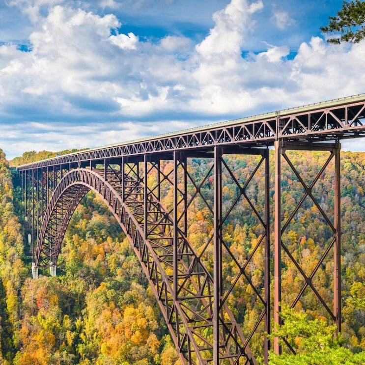  웨스트 버지니아 여행 : 뉴 리버 고지 국립 공원 (New River Gorge National Park)