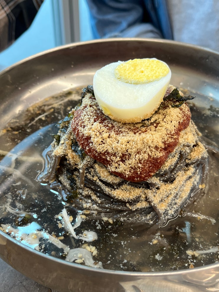  [강릉] 경포대,경포호 근처 경포대맛집 "동막막국수경포점" 물막국수, 비빔막국수, 수육 후기