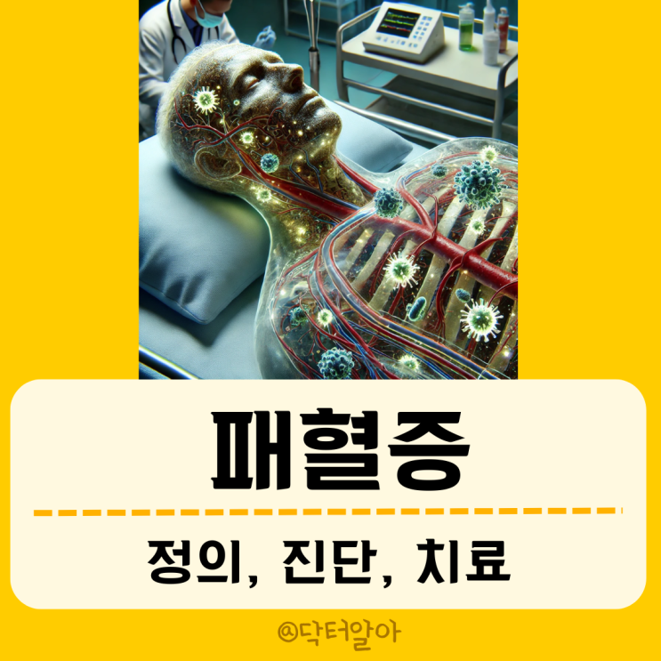  패혈증(sepsis), 패혈성쇼크(septic shock)의 정의, 진단 및 치료