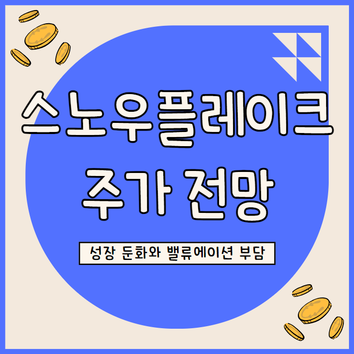  스노우플레이크 주가 전망: 매출 성장 둔화와 수익성 정체의 투자 리스크