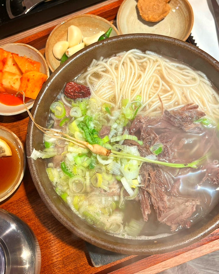  부산 시민공원 맛집 강갈비탕 한우사골육수 갈비탕 서면 부전시장 밥집
