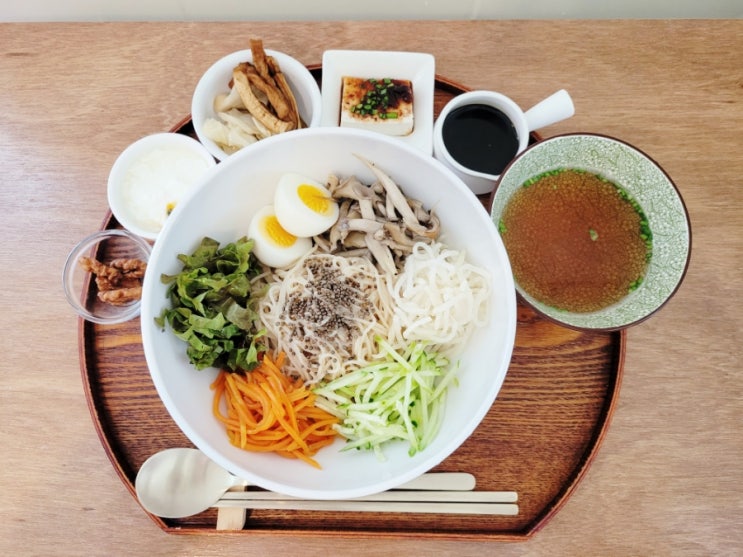  서귀포맛집 감미롭다제주에서 현미면 간장기름국수 즐기기