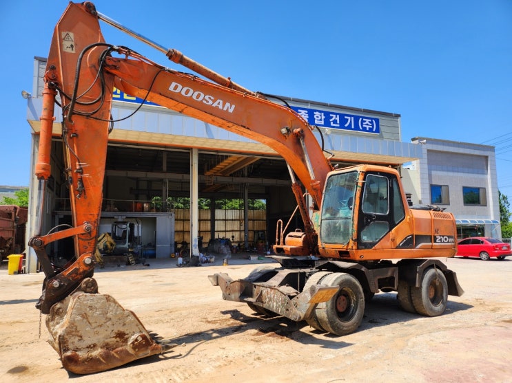 경북 김천시 대우 두산 SL210W 2003년식 중고굴삭기 08 타이어식