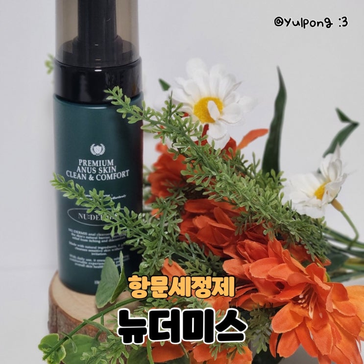  뉴더미스 자연방패 항문세정제 항문소양증 해결