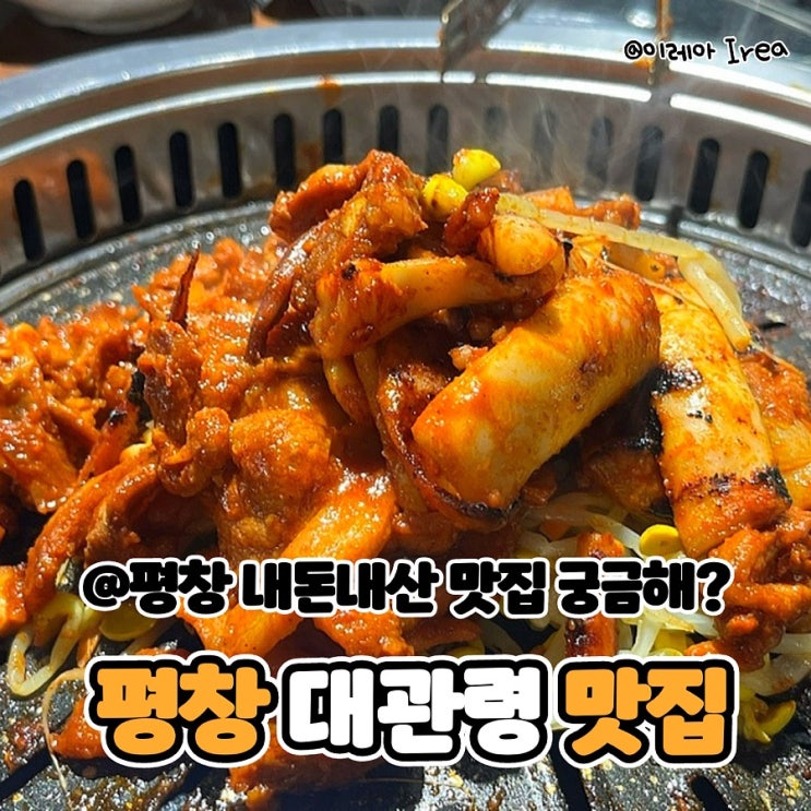  평창 대관령 맛집 납작식당 오삼불고기 내돈내산 후기