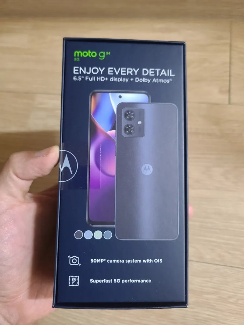 모토로라 스마트폰 MOTO G54 구매 후기.(가성비 좋고 쓸 만은 한데...그닥...)