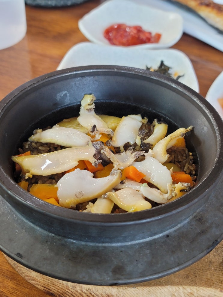  제주 구좌읍 맛집 명진전복 웨이팅 전복돌솥밥 아침식사