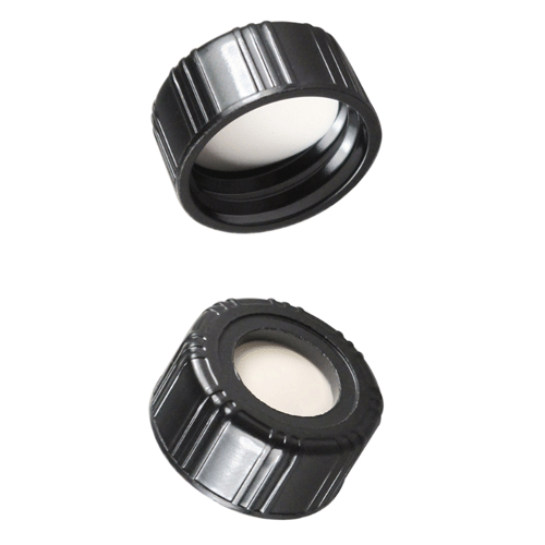  [플라스틱] 24-400, Phenolic 블랙 스크류 캡, BASIK 24-400, Phenolic Black Screw Cap, BASIK