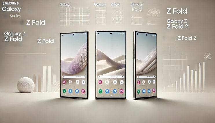  갤럭시 Z 폴드, 2, 3 비교