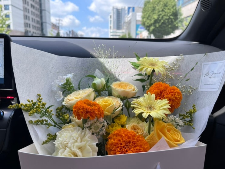  청주꽃집_#파스텔톤꽃다발 #무인꽃집 라플로레라에서 꽃다발 구매한 후기 