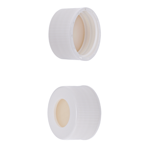 [플라스틱] 24-414, PP 화이트 스크류 캡, BASIK 24-414, PP White Screw Cap, BASIK
